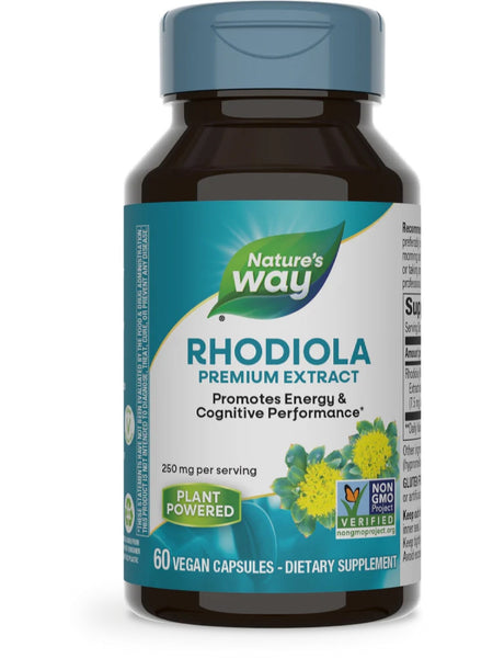 Nature's Way, Rhodiola, 60 vegan capsules