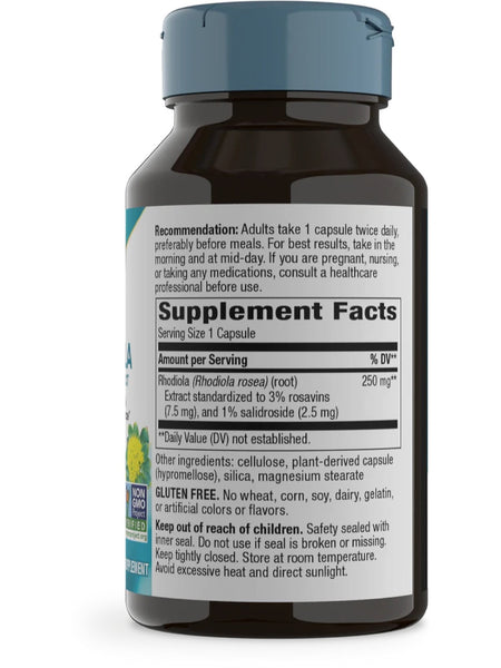 Nature's Way, Rhodiola, 60 vegan capsules