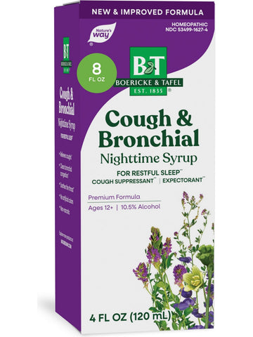 Boericke & Tafel, Cough & Bronchial Nighttime Syrup, 4 fl oz