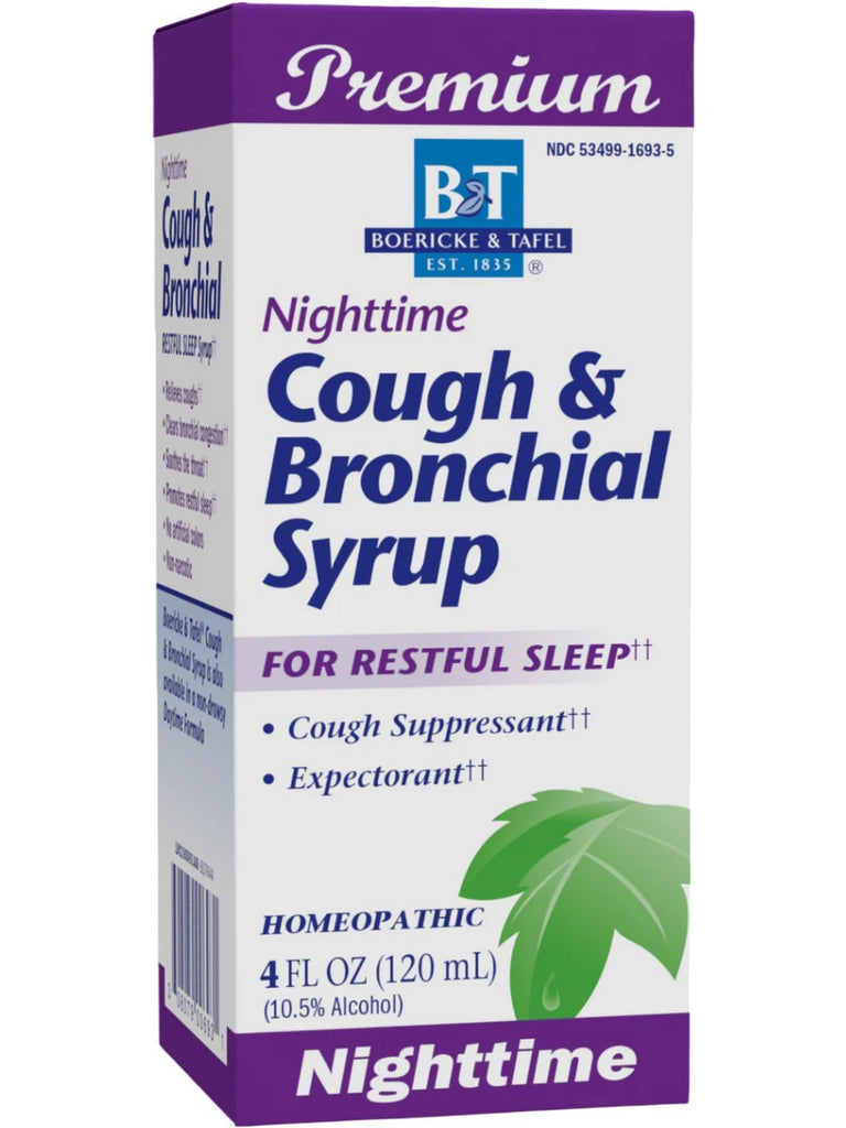 Boericke & Tafel, Cough & Bronchial Nighttime Syrup, 4 fl oz