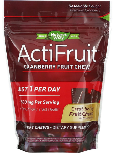 Nature's Way, ActiFruit™ Cranberry, 20 soft chews