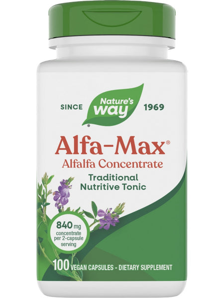 Nature's Way, Alfa-Max, 840 mg, 100 Vegan Capsules