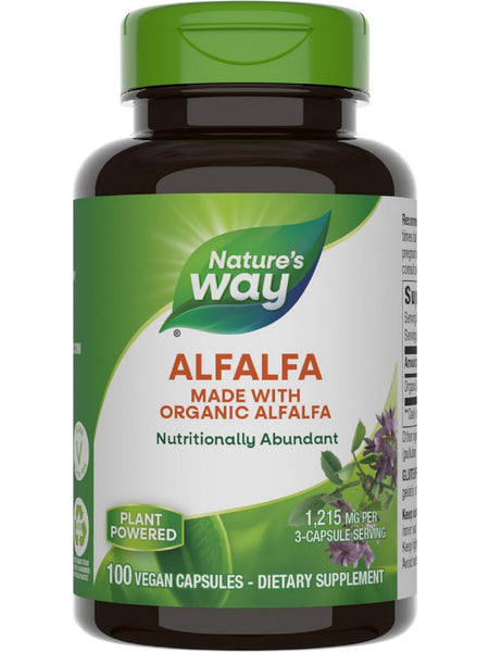 Nature's Way, Alfalfa Young Harvest, 100 vegan capsules
