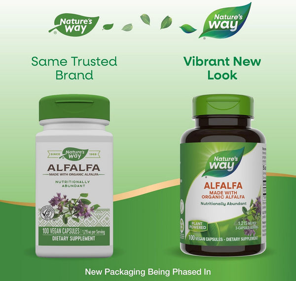 Nature's Way, Alfalfa, 1,215 mg, 100 Vegan Capsules