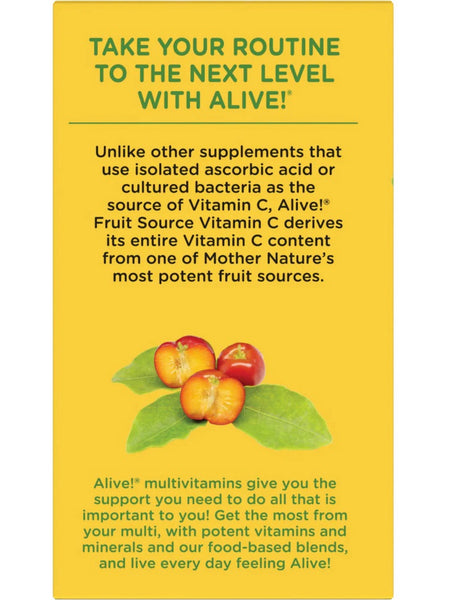 Nature's Way, Alive! Immune Support Vitamin C, 120 Vegetarian Capsules