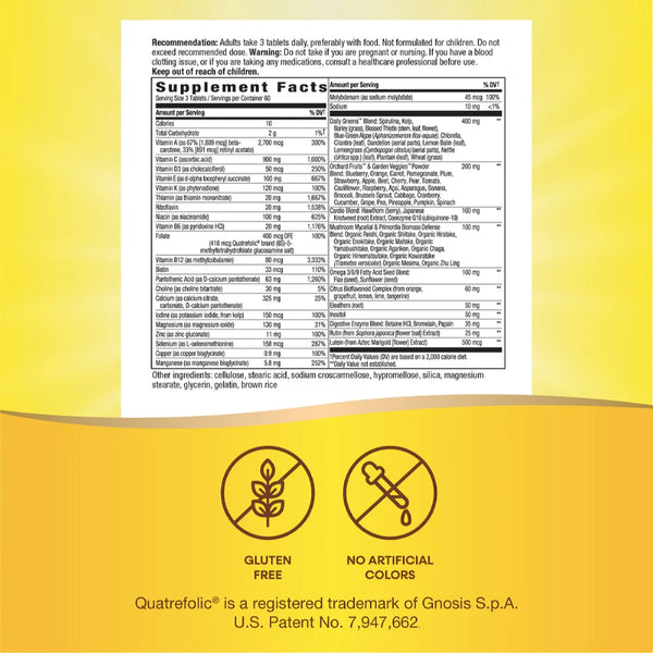 Nature's Way, Alive!® MAX3 Potency Multivitamin (no iron), 180 tablets