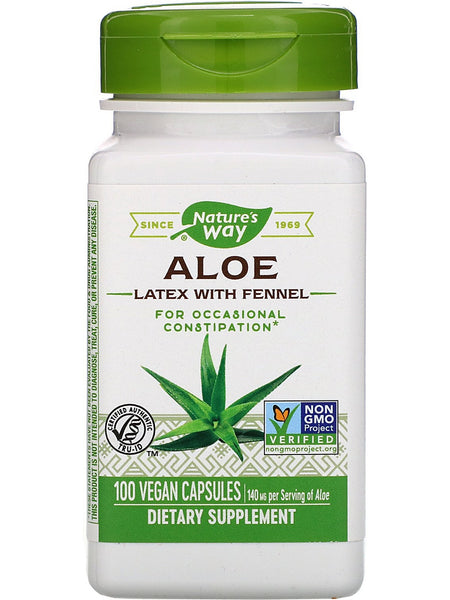 Nature's Way, Aloe, 100 vegan capsules