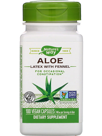 Nature's Way, Aloe, 100 vegan capsules