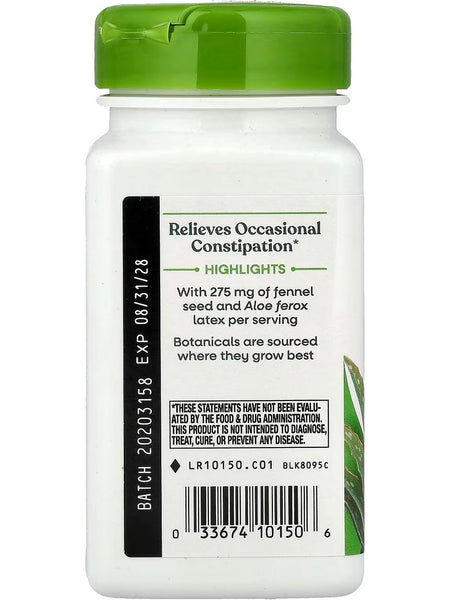 Nature's Way, Aloe Latex with Fennel, 100 Vegan Capsules