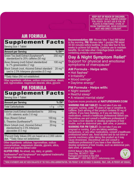 Nature's Way, AM/PM Menopause Formula™, 60 tablets