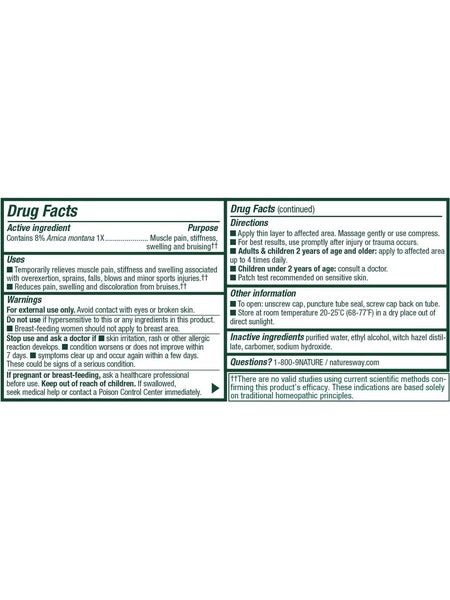 Boericke & Tafel, Arniflora® Arnica Gel, 2.75 oz