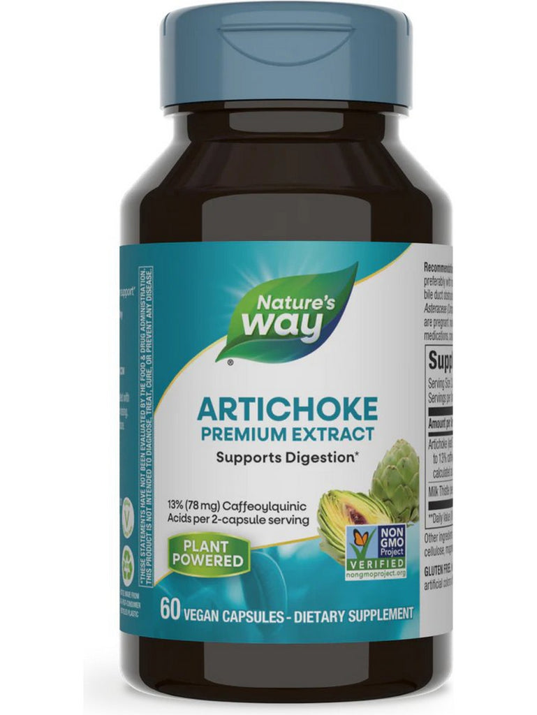 Nature's Way, Artichoke, 60 vegan capsules