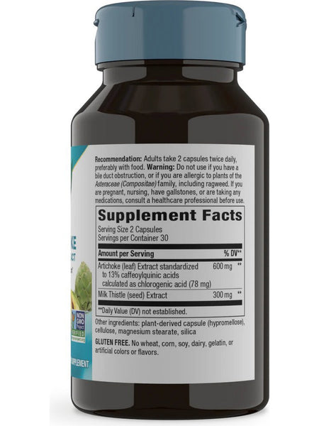 Nature's Way, Artichoke, 60 vegan capsules