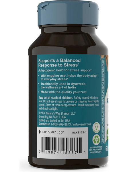 Nature's Way, Ashwagandha, 60 vegan capsules