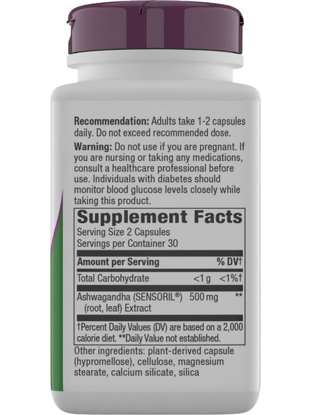 Nature's Way, Ashwagandha, 60 Vegan Capsules