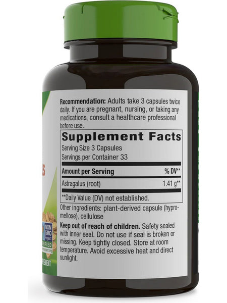 Nature's Way, Astragalus Root, 100 vegan capsules