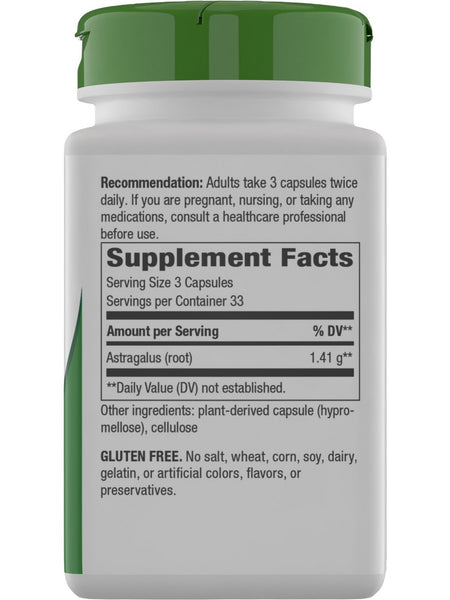 Nature's Way, Astragalus Root, 100 Vegan Capsules