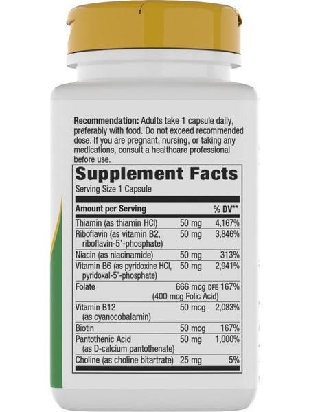 Nature's Way, High Potency B-50 Complex, 100 Capsules