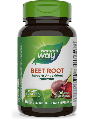 Nature's Way, Beet Root, 100 vegan capsules