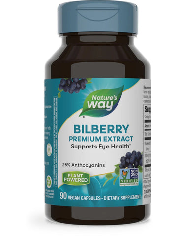 Nature's Way, Bilberry, 90 vegan capsules