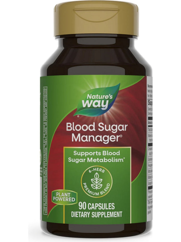 Nature's Way, Blood Sugar Manager, 90 capsules