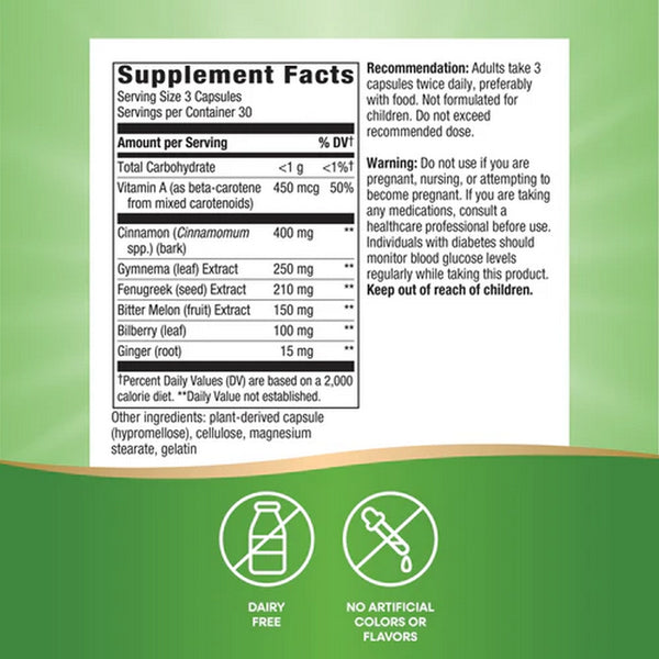 Nature's Way, Blood Sugar Manager, 90 capsules