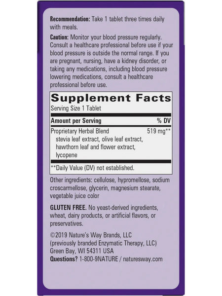 Nature's Way, BP Manager™, 90 tablets