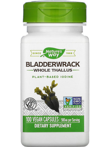 Nature's Way, Bladderwrack, 100 vegan capsules
