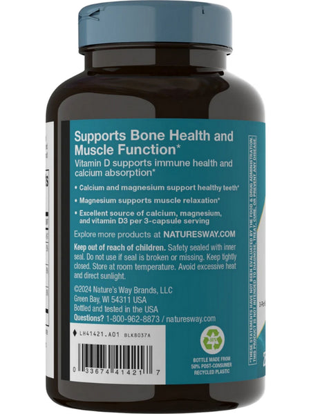 Nature's Way, Calcium, Magnesium & Vitamin D, 250 capsules