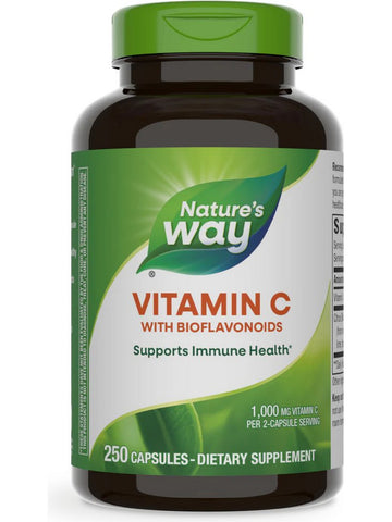 Nature's Way, Vitamin C 500 with Bioflavonoids, 250 capsules