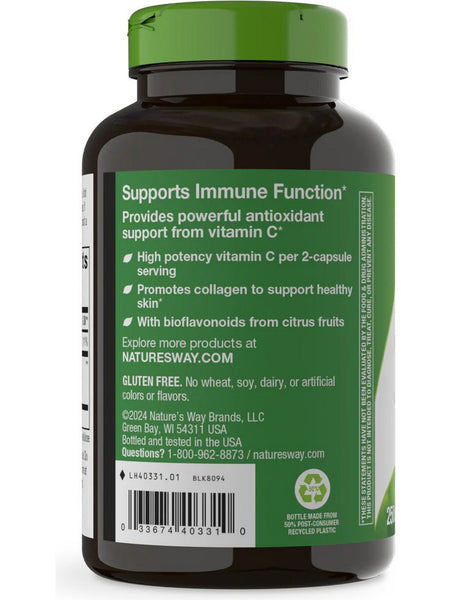 Nature's Way, Vitamin C 500 with Bioflavonoids, 250 capsules