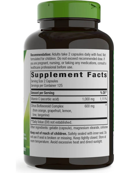 Nature's Way, Vitamin C 500 with Bioflavonoids, 250 capsules