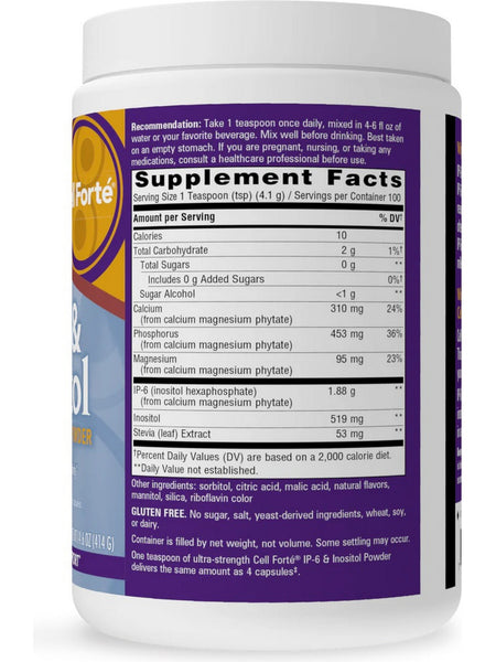 Nature's Way, Cell Forté® IP-6 & Inositol, 14.6 oz powder