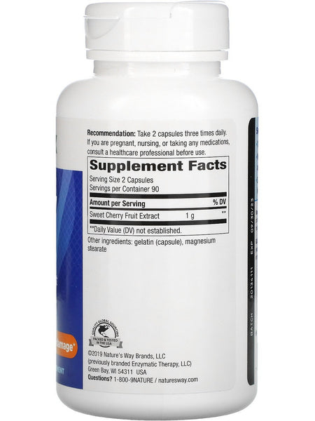 Nature's Way, Cherry Fruit, 180 capsules
