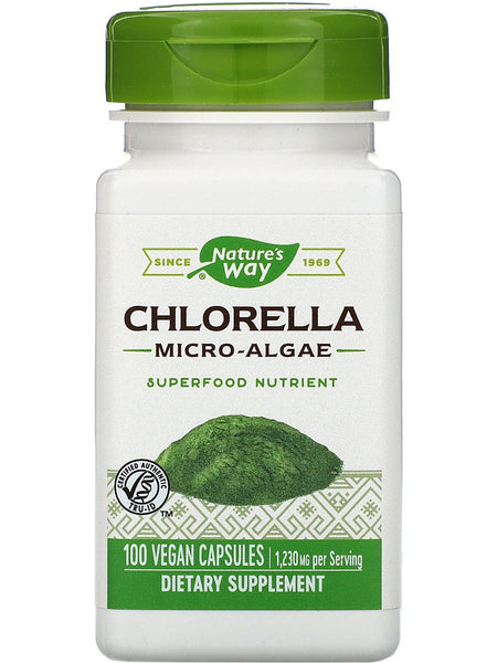 Nature's Way, Chlorella Micro-Algae, 100 vegan capsules