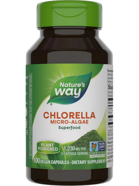 Nature's Way, Chlorella Micro-Algae, 100 vegan capsules