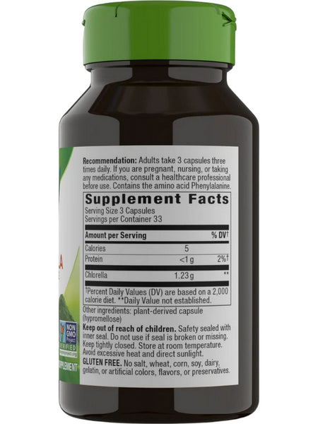 Nature's Way, Chlorella Micro-Algae, 1,230 mg, 100 Vegan Capsules