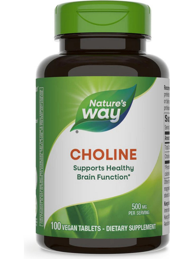 Nature's Way, Choline, 100 vegan tablets