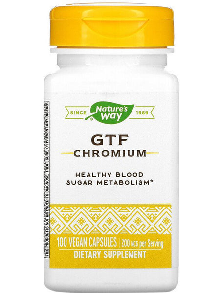 Nature's Way, GTF Chromium, 100 vegan capsules
