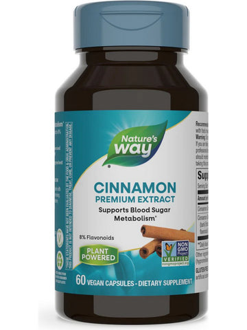 Nature's Way, Cinnamon, 60 vegan capsules