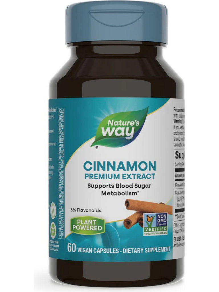 Nature's Way, Cinnamon, 60 vegan capsules
