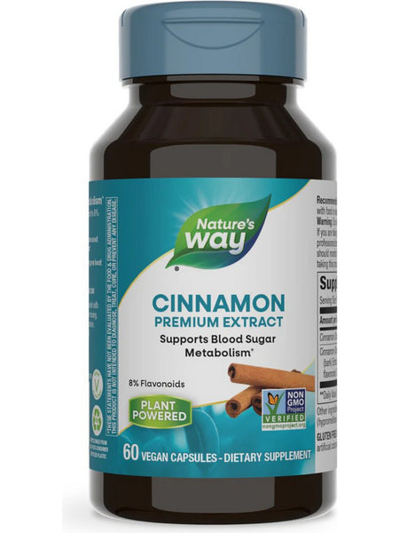 Nature's Way, Cinnamon, 60 vegan capsules