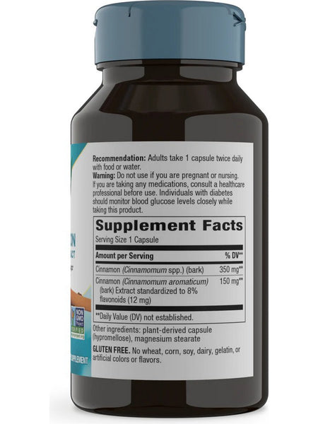 Nature's Way, Cinnamon, 60 vegan capsules