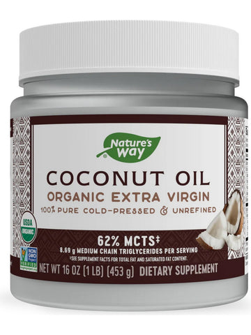 Nature's Way, Organic Coconut Oil, 16 oz