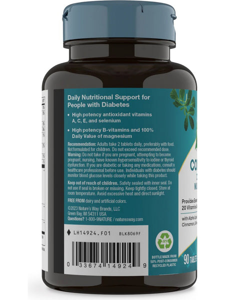 Nature's Way, Completia Diabetic Multivitamin (Iron Free), 90 Tablets