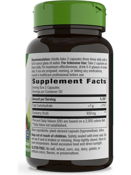 Nature's Way, Cranberry Fruit, 100 vegan capsules