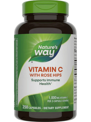 Nature's Way, Vitamin C 500 with Rose Hips, 250 capsules