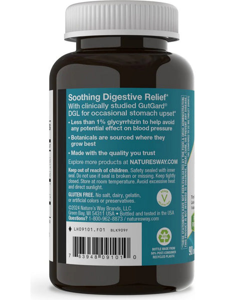 Nature's Way, DGL ULTRA (German Chocolate Flavored), 90 chewable tablets