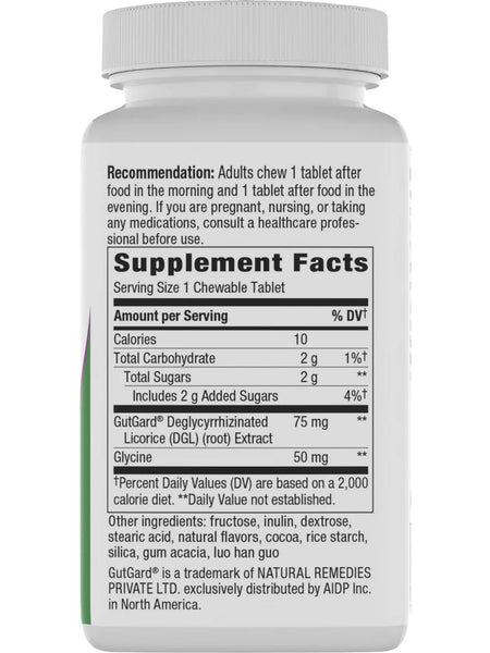 Nature's Way, DGL Ultra, Extra Strength, Chocolate, 90 Chewable Tablets