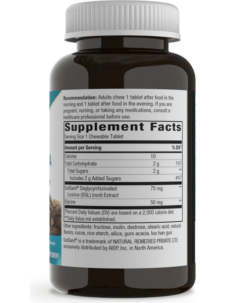 Nature's Way, DGL ULTRA (German Chocolate Flavored), 90 chewable tablets